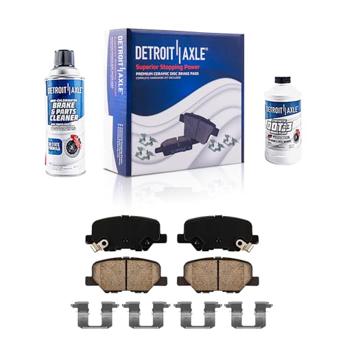 Image of Detroit Axle - Rear Brake Pads for Mitsubishi Outlander Sport Mazda 3 6, Ceramic Brake Pads Replacement