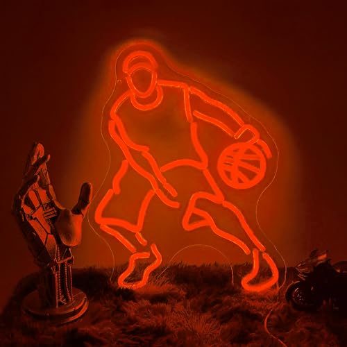 Basketball Neon Sign with Dimmer for Room Decor and Gifts