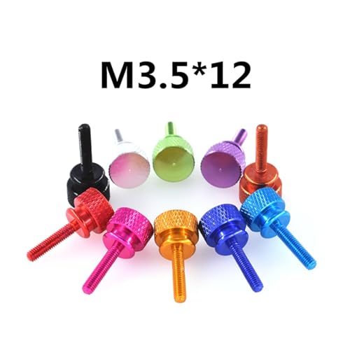Vis moletées en aluminium M4x8mm pour ouvrir votre boîtier PC à la main - 5