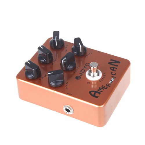 Snario Pedal de efeito simulador de amplificador de guitarra de som americano JF-14