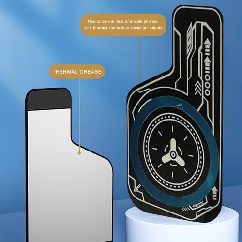 Image of 2PCS Cooling Pad, Cooling Pad for Mobile, Mobile Cooler, Phone Cooler for Extended Gaming Sessions, Phone Cooler for Heavy Smartphone Usage