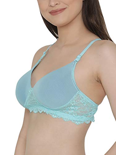 Image of Clovia Women's Lace Padded Non-Wired Multiway T-Shirt Bra