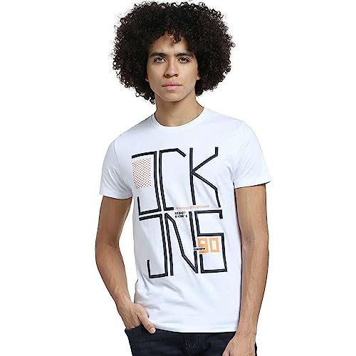 Image of Jack & Jones Men's Printed Slim Fit T-Shirt