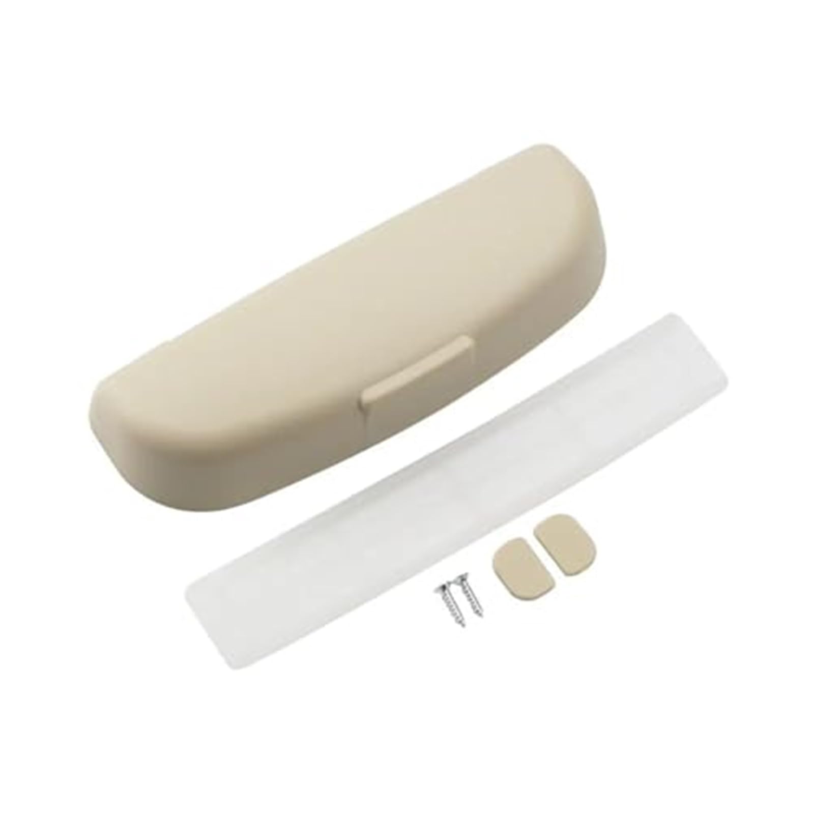 Jodriva Car Sun Glasses Case Holder, for Jeep, Commander Compass Before2015, for Lexus, NX UX, for Buick, Sunglasses Accessories Car Engine Pcv Valve Cover(Beige)