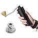 XEOLEO 25g przenośny młynek do kawy ręczny młynek do kawy aluminiowa maszyna do mielenia ziaren kawy stożkowy żarna ze stali nierdzewnej (38mm) do kawy espresso i filtrowanej