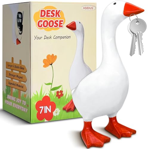 Asidius Desk Goose Key Holder, 7 Inch Desk...
