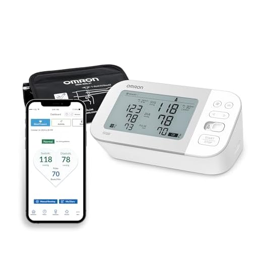 OMRON Gold Blood Pressure Monitor, Premium Upper Arm Cuff, Digital Bluetooth Blood Pressure Machine, Stores Up To 120 Readings for Two Users (60 readings each)