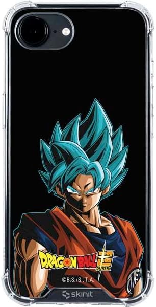 Skinit Clear Phone Case Compatible with iPhone 16e - Officially Licensed Dragon Ball Super Goku Design