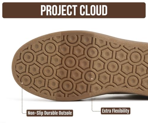 Image of Project Cloud Platform Sneakers for Women Footwear - Memory Foam Insole Womens Shoes, Lightweight and Non-Slip Sole Lace Up Fashion Sneakers for Women 2026 (Volley)