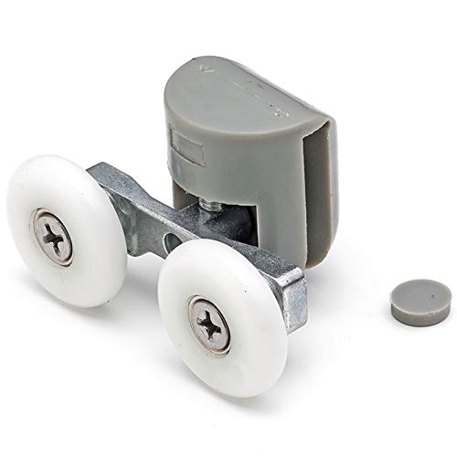 2 x Double Top Shower Door Rollers/Runners/Wheels 23mm Wheel Diameter L082