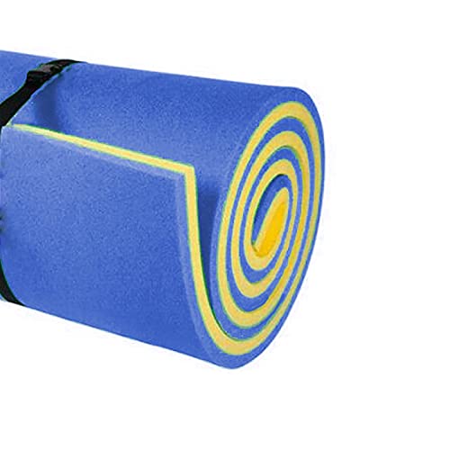 Almohadilla de espuma para flotador de piscina, cómoda alfombrilla flotante de agua, almohadilla flotante de espuma, colchón no sumergible (color: azul)