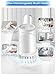 Electric Spin Scrubber - Cordless IPX7 Waterproof Shower Scrubber with 2 Speed Settings and 6 Replaceable Heads，Electric Cleaning Brush for Bathroom，Kitchen and Windows