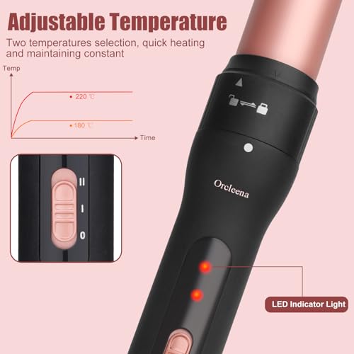 Curling-Wand-3-in-1-Mermaid-Hair-Curler-Ceramic-Curling-Tongs-Iron-Set-for-Long-Thick-Thin-Hair-Interchangeable-Barrels-Beach-Waves-Styling-Tools-with-Glove-Rose-Gold