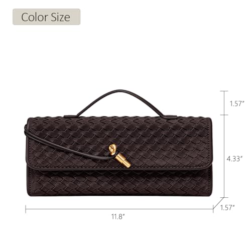 Image of BaiYouDa Evening Clutch Purse for Women Casual Fashion Satchel Shoulder Handbag Vegan Leather Crossbody Bags