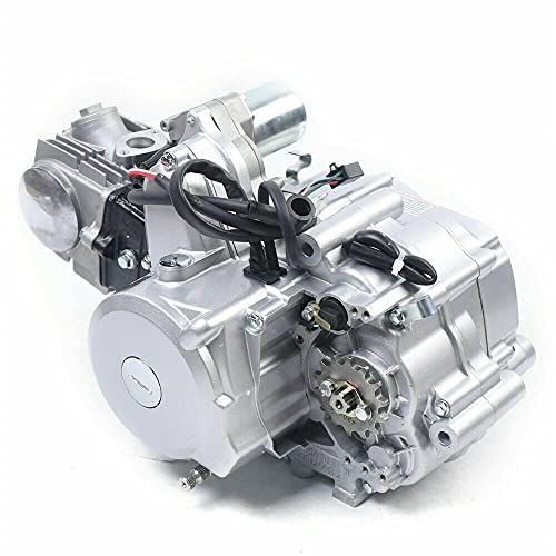 4-takt motor, 125cc, semi-automatisch, eencilinder, luchtgekoeld, elektrische start, met bekabeling, luchtfilter en kettingkast voor pitbike, dirtbike, buggy, skelter, quad - Image 3