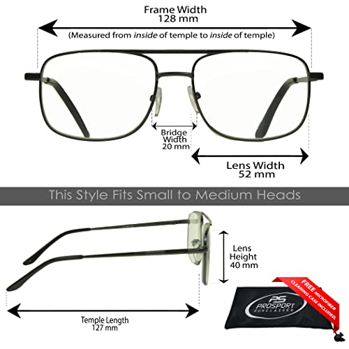 Image of proSPORT Multifocal Progressive 3 Magnifications in 1 Lens No Line Computer Gaming Reading Glasses for Men & Women
