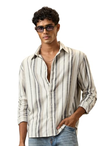 Chemise rayée respirante pour éviter la chaleur de l'été