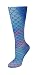Cutieful Wide Calf Compression Socks 8-15 mmHG (Mermaid Scales)