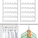 10 Stück platzsparende Kleiderbügel, Metall-magische Kleiderbügel, Edelstahl, Schrank, Kleiderschrank, magische Kleiderbügel für Kleidung, Hosenmantel, tragbar, langlebig