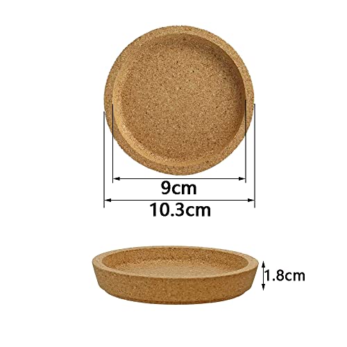 Hazrcvr Sottobicchieri Sughero 6 Pezzi