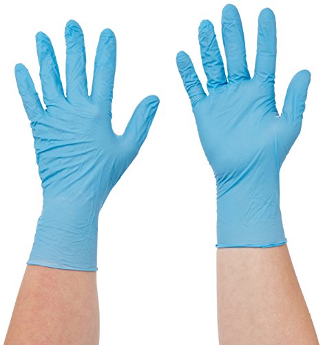 Semperguard 3000001645 nitrile Comfort einmalschutz et gants d'examen en nitrile EN Latex, non poudrés, taille L, 8-9, bleu Lot (100) Cover