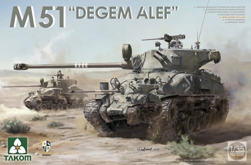 Maquette M51 Degem Alef Takom 1/35 kit plastique haute fidélité TKO2208