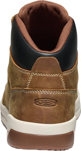 KEEN Utility Men's Gibson Mid Height Composite Toe Athletic Traction Durable Leather Work Boots4