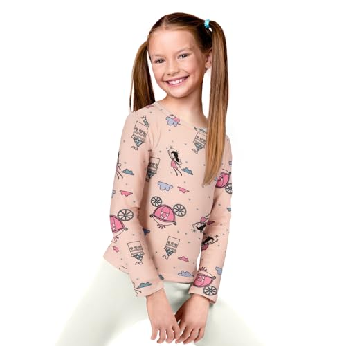 Image of Rocky Thermal Underwear for Girls Fleece Lined Thermals Kids Base Layer Long John Set