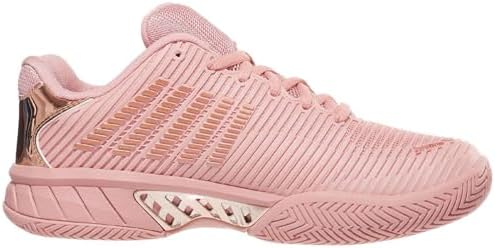 K-Swiss Women's Hypercourt Express 2 X Lucy in Love Tennis Shoe, Mellow Rose/Rose Gold, 6.5 M | Image 2