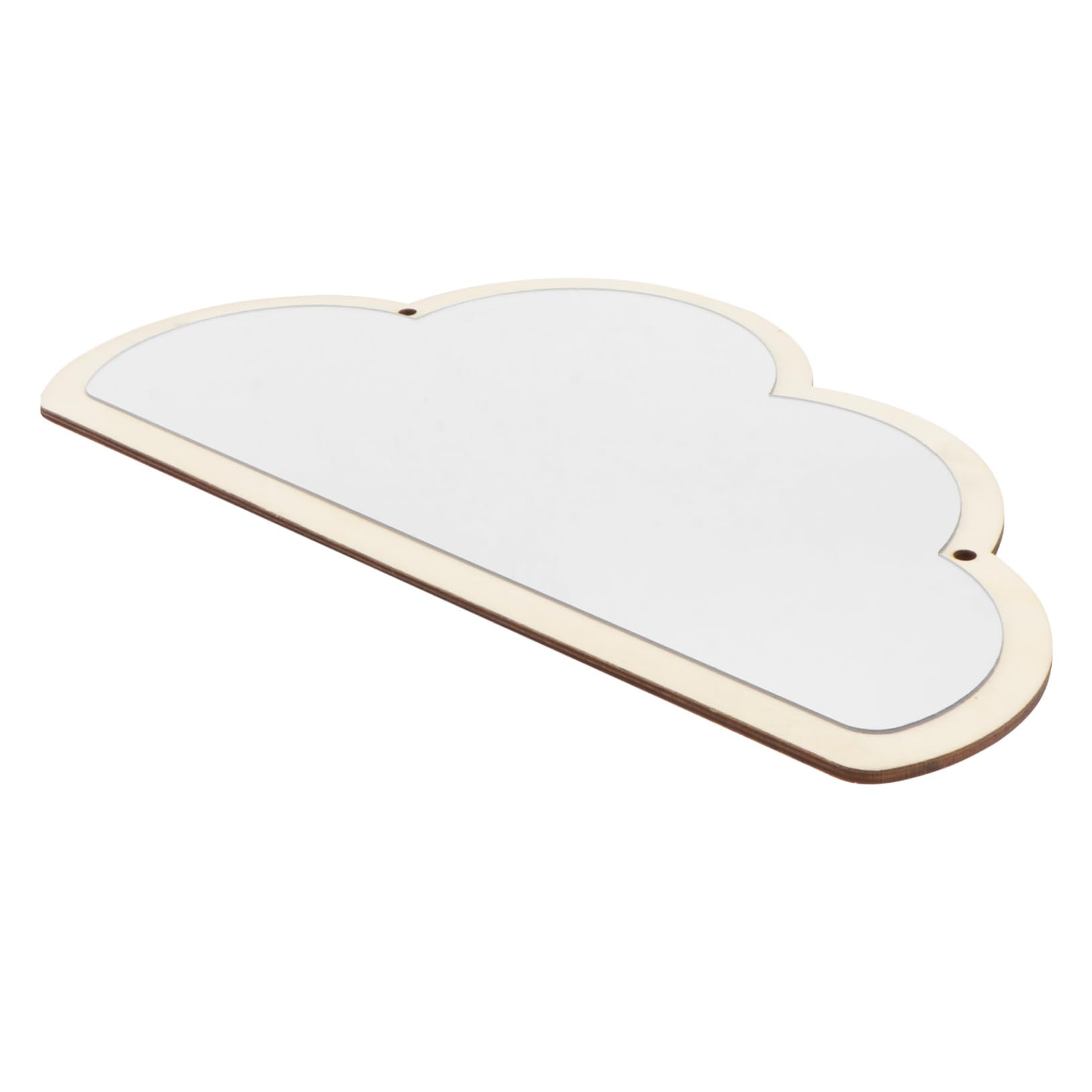 Cabilock Wall Mounted Acrylic Makeup Mirror Lightweight Bathroom Hanging Vanity Mirror Decorative Shatterproof Compact for Restroom and Bedroom