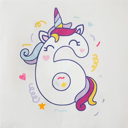 Image of 6th Birthday Outfit for Girls 6 Year Old Six Sixth Shirt Skirt Birthday Outfit