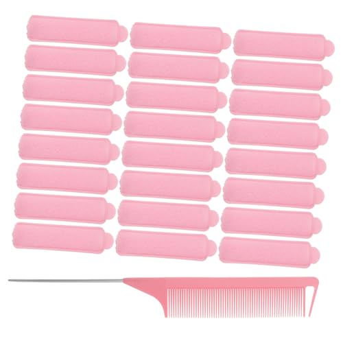 TOVINANNA 1 Set Soft Hair Rollers Set Curlers Includes Ponytail Comb Versatile Sponge Curlers for Home Professional Use for Effortless Styling