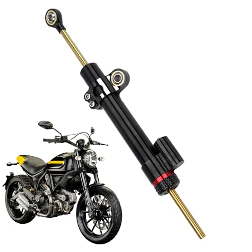 Tige d'absorption des chocs en aluminium de direction pour moto