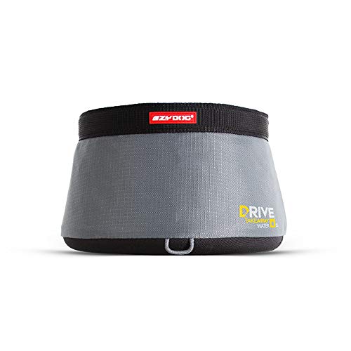 EzyDog Drive Takeaway Water Bowl - Leak Proof Design Collapses Flat Easy Storage (Water, 2-Liter)