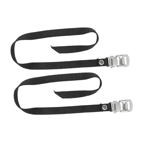 Kisangel 2 Correas De Pedal para Ciclismo Pedales De Spinning Correas De Repuesto para Bicicleta De Entrenamiento Correas Ajustables para Bicicleta Correas para Reposapiés Accesorios