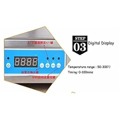 FY-6E Elektrische kommerzielle Mikrocomputer-Eier-Eier, Waffeleisen, 220 V – Bild 7