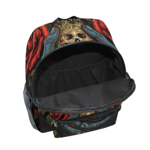 Sac à dos tout-petits crâne rose cool pour la crèche et les sorties - 6