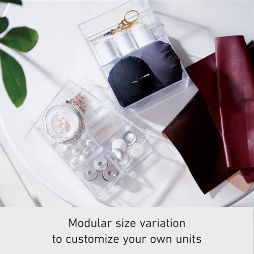 Image of Like-It Stackable Tray - Small, 2 Deep Divisions