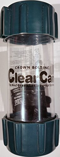 Clear Can Storage Container, 2" X 6", Color Varies #TOP2