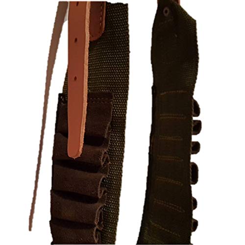 CAZA Y AVENTURA Canana galón para Cartuchos sin Bolsillo Calibre 20 Talla 44 a 48