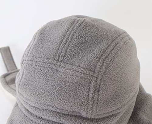 Connectyle Toddler Boys Winter Hats Kids Fleece Hat Warm Earflap Cap with Visor4