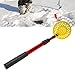 Shurhome Ice Fishing Skimmer Scoops Foldable Ice Slush Scoops Light Weight Winter Outdoor Fishing Shovel for Easy Retractable Ice Fishing Scooper