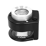 Lupa de tamaño mini: lupa de bolsillo con lente de alta potencia resistente a los arañazos 30X, perfecta para observar los detalles con claridad.