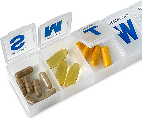 Weekly Pill Organizer - 7-Day Pill Planner Extra Large Pill Planner and Daily Pill Organizer and Medicine Reminder… - Image 5