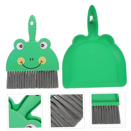 SHERCHPRY 1Satz Mini Kehrschaufel Und Bürstenset Set Zur Desktop Reinigung Kompakte Kehrbürste Für Schmutz Für Schreibtische Ecken – Bild 7
