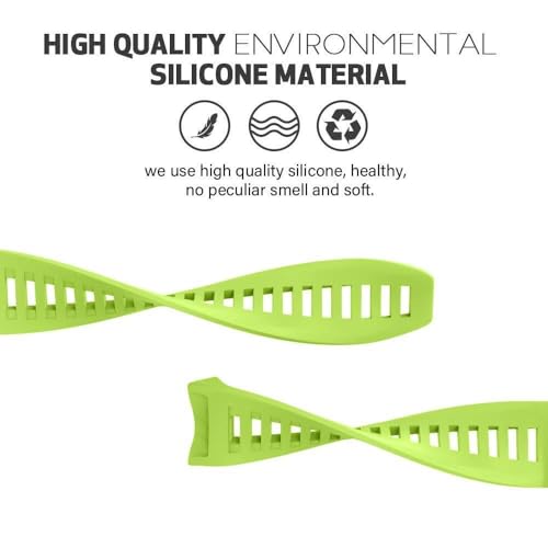 Bracelet silicone vert pour Garmin Instinct 2 en taille unique Agate