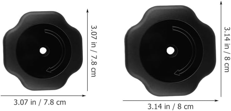 Kichvoe Pressure Cooker Cover Knobs Replacement Pot Lid Handle Knob for Pressure Cooker Part Simple to Install Heat-Resistant 4 Pcs for Universal Pot Lid