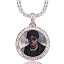 03 Baguette Circle(Rose Gold)+Tennis Chain18 0232