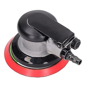 MUALIK Druckluft-Exzenterschleifer mit Schleifpapier