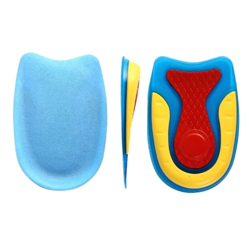 Image of VONT Heel Pads For Heel Pain Relief Heel Insole For Extra Cushioning Comfort Slim Designed Heel Cushions For Shock Absorption Plantar Fasciitis Support (Multicolor, free)